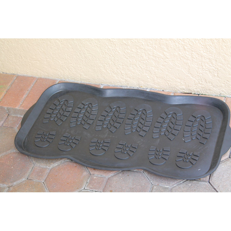 Symple Stuff Footprint Heavy Duty Flexible 100 Rubber Boot Trays 16